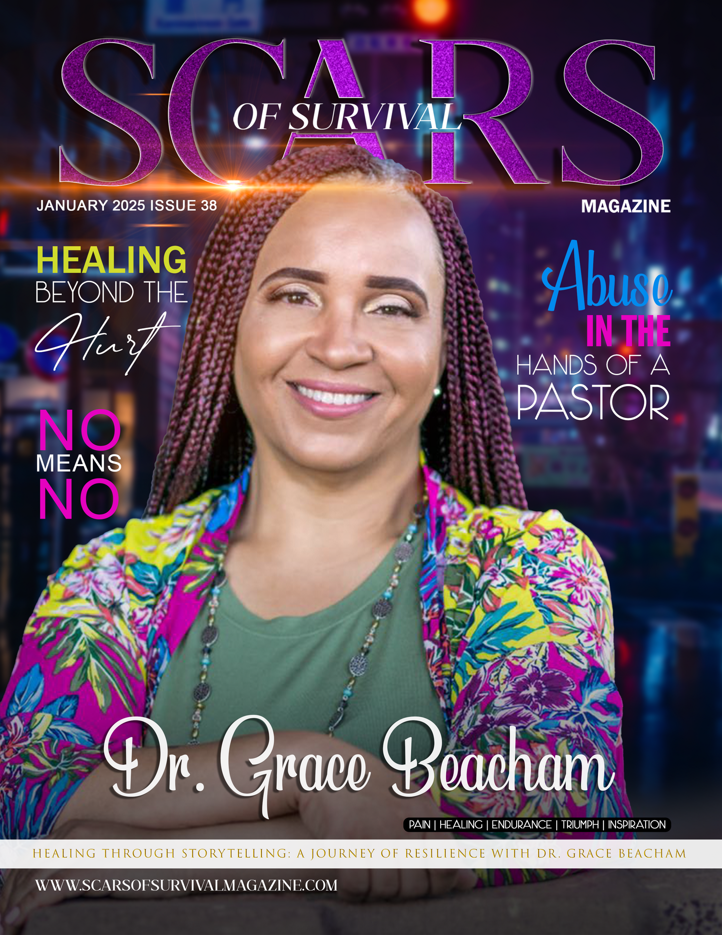 January 2025-|healing through storytelling: a journey of resilience with dr. grace beacham